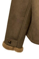 St Anton Kadın Taba Oversize Teddy Mont | Derimod St Anton Kadın Taba Oversize Teddy Mont | Derimod