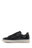 Erkek Siyah Bağcıklı Deri Sneaker | Derimod Erkek Siyah Bağcıklı Deri Sneaker | Derimod