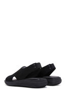 Geox Women's Black D Spherica Ec5 Flat Sandals | Derimod Geox Women's Black D Spherica Ec5 Flat Sandals | Derimod