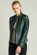 Melanie Kadın Deri Ceket | Derimod Melanie Kadın Deri Ceket | Derimod