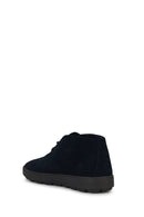 Geox Men's Navy Blue Spherica Ecub-1 Lace-Up Suede Leather Casual Shoes | Derimod Geox Men's Navy Blue Spherica Ecub-1 Lace-Up Suede Leather Casual Shoes | Derimod