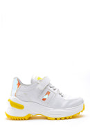 Kadın Yüksek Tabanlı Deri Sneaker | Derimod Kadın Yüksek Tabanlı Deri Sneaker | Derimod