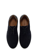 Men's Navy Blue Lace-up Leather Casual Shoes | Derimod Men's Navy Blue Lace-up Leather Casual Shoes | Derimod