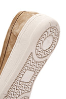 Women's Brown Suede Leather Casual Loafer | Derimod Women's Brown Suede Leather Casual Loafer | Derimod