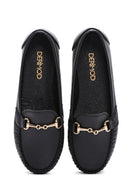 Kadın Siyah Toka Detaylı Loafer | Derimod Kadın Siyah Toka Detaylı Loafer | Derimod
