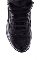 Kadın Yüksek Tabanlı Deri Sneaker | Derimod Kadın Yüksek Tabanlı Deri Sneaker | Derimod