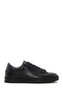 Men's Black Leather Sneaker | Derimod Men's Black Leather Sneaker | Derimod