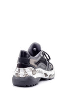 Kadın Desenli Deri Sneaker | Derimod Kadın Desenli Deri Sneaker | Derimod