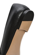 Women's Black Buckle Detailed Leather Ballerinas | Derimod Women's Black Buckle Detailed Leather Ballerinas | Derimod