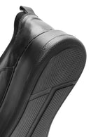 Men's Black Lace-up Leather Sneaker | Derimod Men's Black Lace-up Leather Sneaker | Derimod