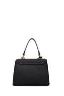 Woman Black Long-Strap Charmed Mini Shoulder Bag | Derimod Woman Black Long-Strap Charmed Mini Shoulder Bag | Derimod