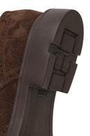 Male Brown Buckled Suede Casual Shoes | Derimod Male Brown Buckled Suede Casual Shoes | Derimod