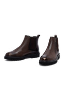 Male Brown Leather Chelsea Boots | Derimod Male Brown Leather Chelsea Boots | Derimod