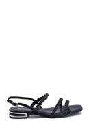 Women's Casual Stone Detailed Sandals | Derimod Women's Casual Stone Detailed Sandals | Derimod