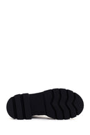 Women's Black Thick Soled Zippered Boots | Derimod Women's Black Thick Soled Zippered Boots | Derimod