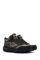 Skechers Men's Khaki Go Run Trail Altitude-Water Thick-Sole Sneaker | Derimod Skechers Men's Khaki Go Run Trail Altitude-Water Thick-Sole Sneaker | Derimod