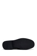 Kadın Siyah Rugan Deri Maskülen Loafer | Derimod Kadın Siyah Rugan Deri Maskülen Loafer | Derimod