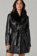 New Alexandra Kadın Deri Ceket | Derimod New Alexandra Kadın Deri Ceket | Derimod