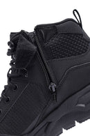 Skechers Men's Black Escape Plan 2.0 - Woodrock Lace-Up Sneakers | Derimod Skechers Men's Black Escape Plan 2.0 - Woodrock Lace-Up Sneakers | Derimod