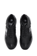Women's Black Leather Sneaker | Derimod Women's Black Leather Sneaker | Derimod