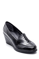 Kadın Baskılı Dolgu Topuk Ayakkabı | Derimod Kadın Baskılı Dolgu Topuk Ayakkabı | Derimod