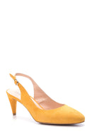 Women's Suede Heeled Shoes | Derimod Women's Suede Heeled Shoes | Derimod
