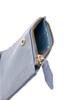 Kadın Açık Mavi Örgü Cüzdan | Derimod Kadın Açık Mavi Örgü Cüzdan | Derimod