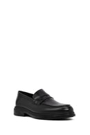 Erkek Siyah Deri Casual Loafer | Derimod Erkek Siyah Deri Casual Loafer | Derimod