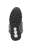 Geox Women's Gray D Spherica Active X2 Shearling Waterproof Leather Boots | Derimod Geox Women's Gray D Spherica Active X2 Shearling Waterproof Leather Boots | Derimod