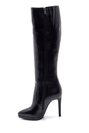 Women's Leather Heeled Boots | Derimod Women's Leather Heeled Boots | Derimod
