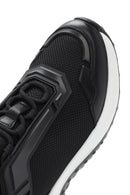 Erkek Siyah Bağcıklı Kalın Tabanlı Sneaker | Derimod Erkek Siyah Bağcıklı Kalın Tabanlı Sneaker | Derimod