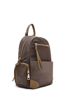 Women's Brown Fabric Backpack | Derimod Women's Brown Fabric Backpack | Derimod