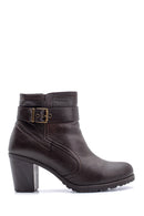 Women's Heeled Leather Boots | Derimod Women's Heeled Leather Boots | Derimod