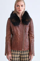 Cortina Kadın Deri Ceket | Derimod Cortina Kadın Deri Ceket | Derimod