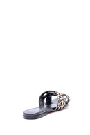 Women's Leopard Patterned Slippers | Derimod Women's Leopard Patterned Slippers | Derimod
