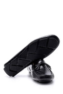 Erkek Kroko Detaylı Deri Loafer | Derimod Erkek Kroko Detaylı Deri Loafer | Derimod