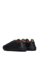 Women's Black Leather Sneaker | Derimod Women's Black Leather Sneaker | Derimod