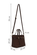 Woman Brown Mini Straw Shoulder Bag with Long Strap | Derimod Woman Brown Mini Straw Shoulder Bag with Long Strap | Derimod