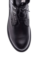 Women's Lace-Up Leather Boots | Derimod Women's Lace-Up Leather Boots | Derimod