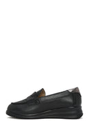 Kadın Siyah Dolgu Topuklu Deri Comfort Loafer | Derimod Kadın Siyah Dolgu Topuklu Deri Comfort Loafer | Derimod