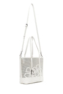 Woman Cream Long-Strap Printed Shoulder Bag | Derimod Woman Cream Long-Strap Printed Shoulder Bag | Derimod