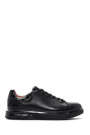 Erkek Siyah Deri Sneaker | Derimod Erkek Siyah Deri Sneaker | Derimod