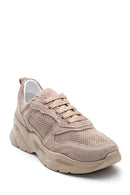 Kadın Deri Süet Sneaker | Derimod Kadın Deri Süet Sneaker | Derimod