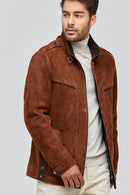 Suarez Erkek Süet Deri Ceket | Derimod Suarez Erkek Süet Deri Ceket | Derimod
