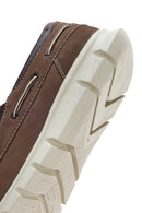 Erkek Vizon Nubuk Deri Casual Loafer | Derimod Erkek Vizon Nubuk Deri Casual Loafer | Derimod