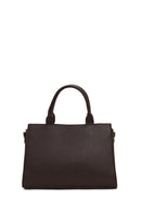 Woman Brown Long-Strap Classic Shoulder Bag | Derimod Woman Brown Long-Strap Classic Shoulder Bag | Derimod