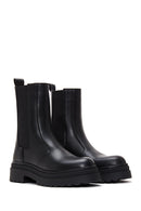Women's Black Thick Soled Chelsea Boots | Derimod Women's Black Thick Soled Chelsea Boots | Derimod