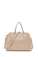 Women's Beige Long Strap Shoulder Bag | Derimod Women's Beige Long Strap Shoulder Bag | Derimod
