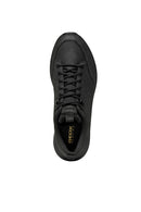 Geox Men's Black Spherica Active X2 Abx Laced Waterproof Leather Sneaker | Derimod Geox Men's Black Spherica Active X2 Abx Laced Waterproof Leather Sneaker | Derimod