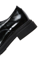 Women's Black Patent Leather Masculine Shoes | Derimod Women's Black Patent Leather Masculine Shoes | Derimod